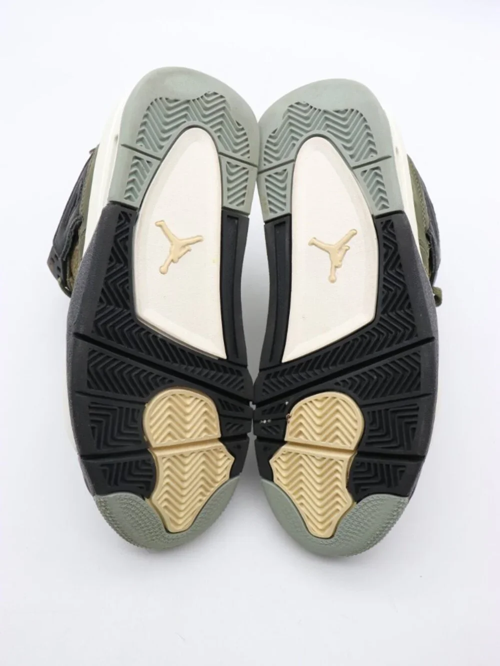 Nike Air Jordan 4 Craft Olive Youth 5 Women’s 6.5 Suede Sneakers FB9928-200 - Picture 9 of 9